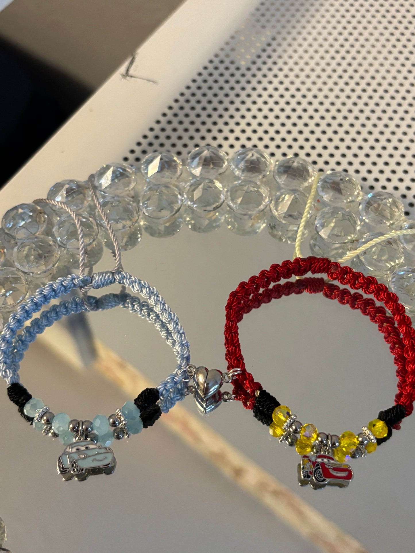 .Cars matching bracelets